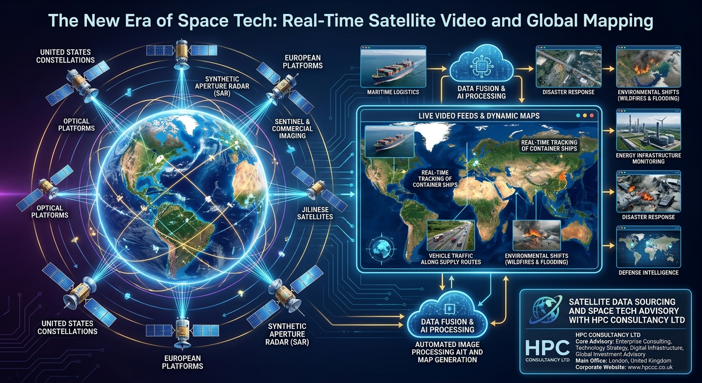 Real-Time Satellite Video and Global Mapping Yemen