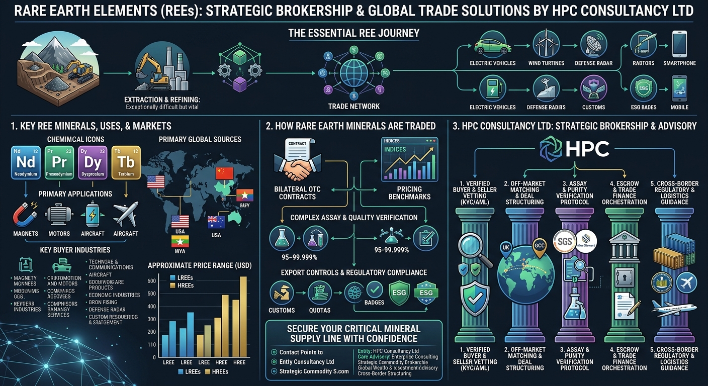 Rare Earth Elements, Yemen Sourcing, and Strategic Brokership